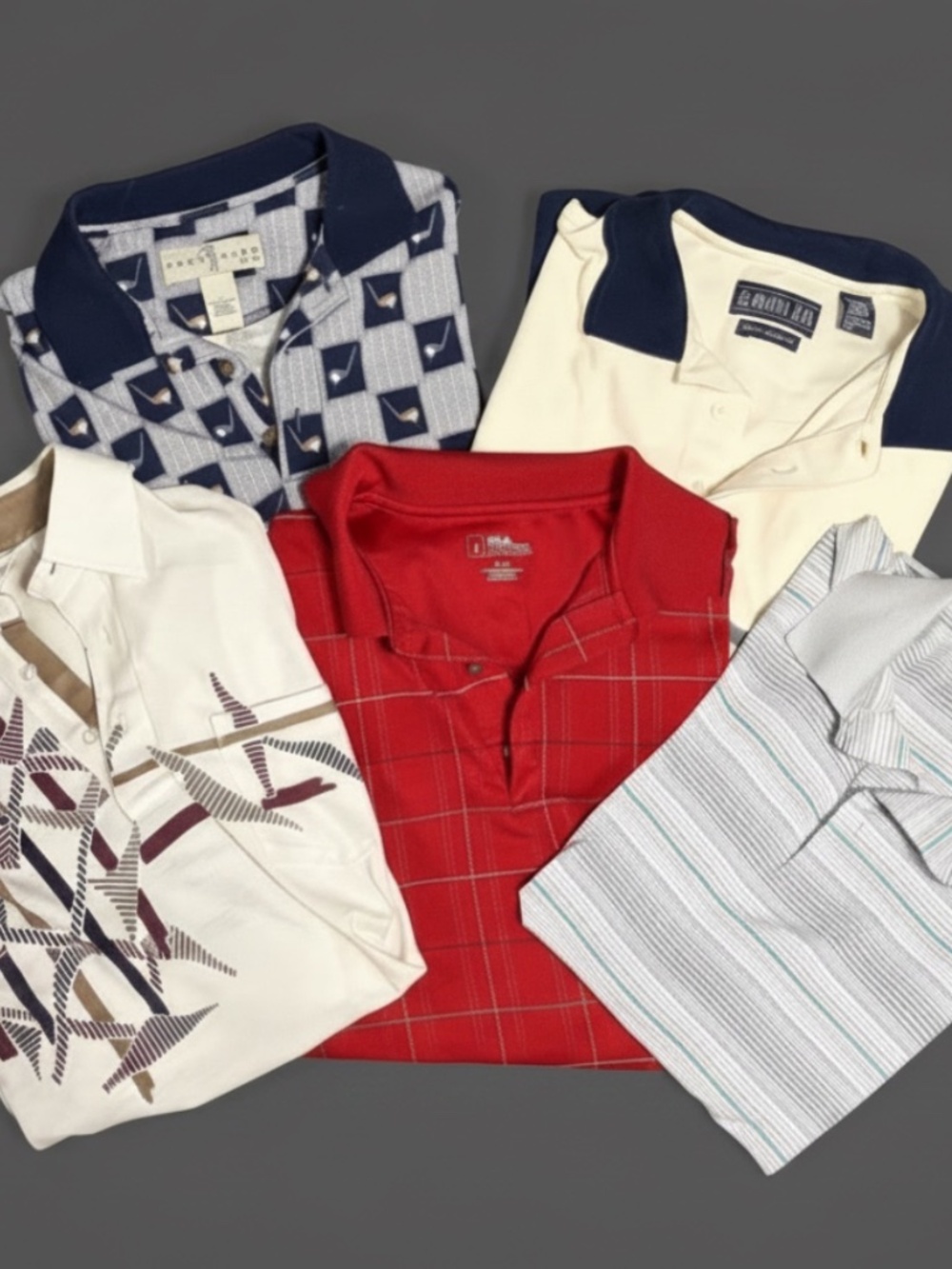 Bundle of Men's Golf Shirts Size L